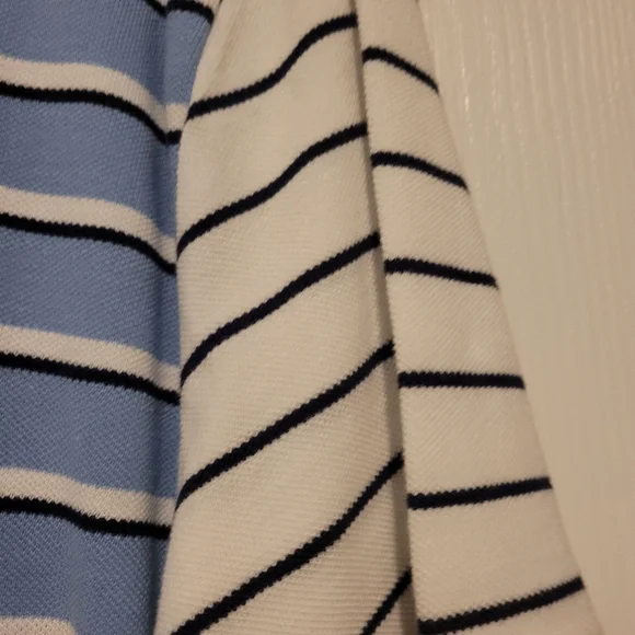 NWT- Polo Ralph Lauren Blue and White Striped Polo Shirt Boys Size 18-20 - Picture 6 of 9